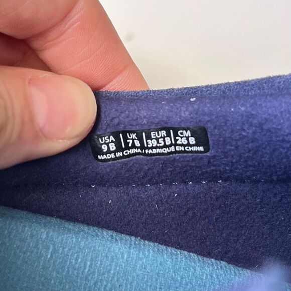 Revitalign Eden Wool Suede Orthopedic Slip-On Clog Navy Grey SZ 9B NWOB - Picture 9 of 12